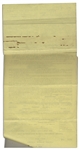 Two May 1960 Contracts Signed by Moe Howard, Who Signs One ''The 3 Stooges / by Moe Howard Pres.'' -- AGVA Contracts for Three Stooges Performances Each Measure 8.5'' x 17'', Very Good